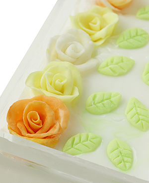 バラの花石鹸の作り方 簡単 オレンジフラワー